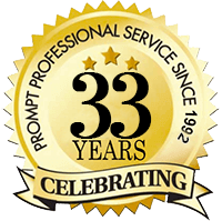 Prompt Professional Service Since 1992