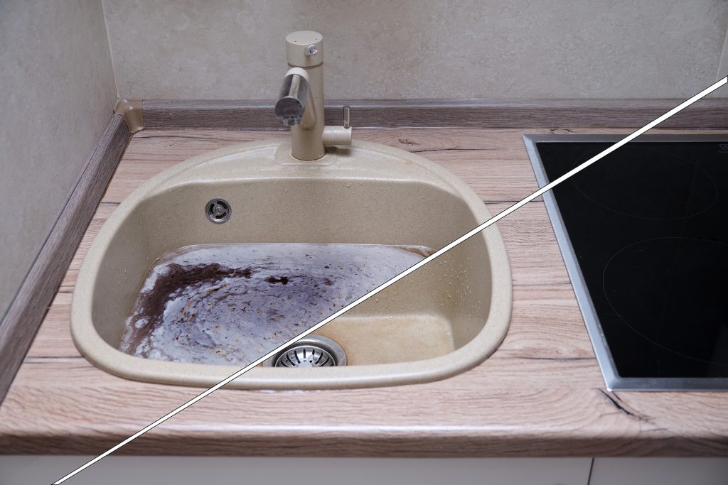 bathroom sink gurgles but drains fine